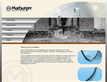 Tablet Screenshot of marburger-flanschen.de